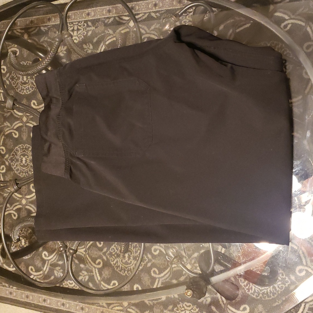 Figs Wome's Black Pants with Gray Drawstring - Picture 6 of 6